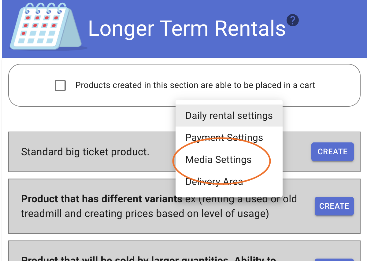 click in bounce house website builder to upload rental agreement