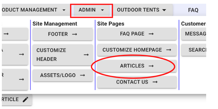 create articles for seo content in the rental setup platform